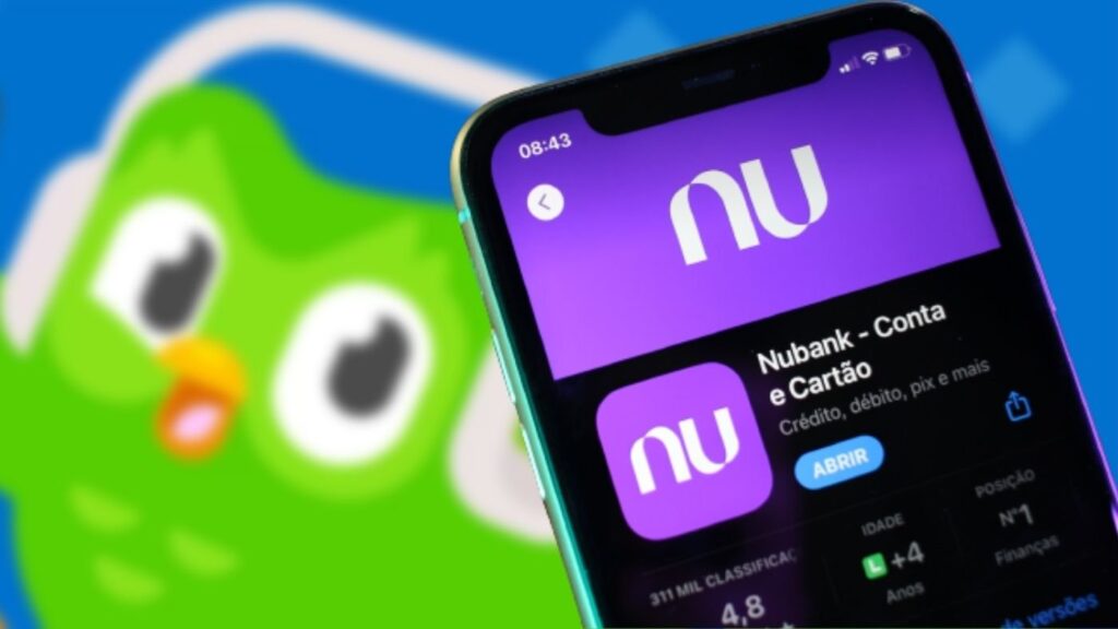 Clientes do Nubank podem ganhar 2 meses de Duolingo Plus imagem destacada - Duolingo e Nubank