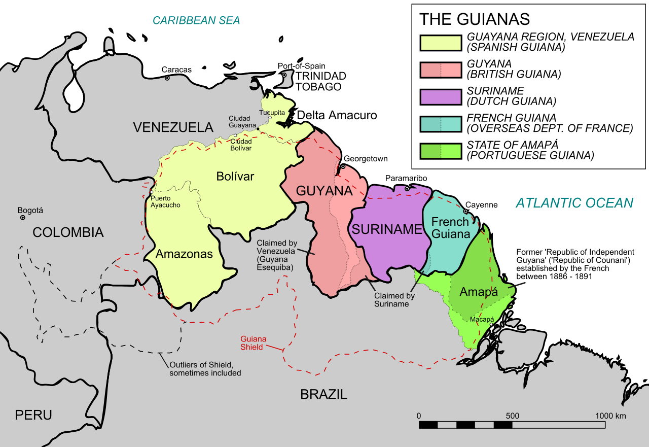 Onde fica a Guiana Brasileira? • HR idiomas